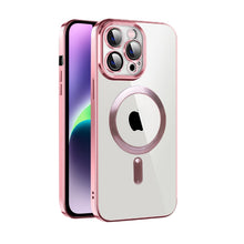 Load image into Gallery viewer, CD Texture Plating TPU MagSafe Phone Case with Lens Film, For iPhone 14, For iPhone 14 Plus, For iPhone 14 Pro, For iPhone 14 Pro Max, For iPhone 13, For iPhone 13 Pro