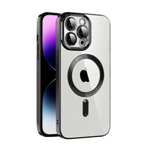 Load image into Gallery viewer, CD Texture Plating TPU MagSafe Phone Case with Lens Film, For iPhone 14, For iPhone 14 Plus, For iPhone 14 Pro, For iPhone 14 Pro Max, For iPhone 13, For iPhone 13 Pro