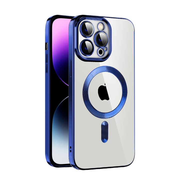 CD Texture Plating TPU MagSafe Phone Case with Lens Film, For iPhone 14, For iPhone 14 Plus, For iPhone 14 Pro, For iPhone 14 Pro Max, For iPhone 13, For iPhone 13 Pro
