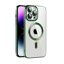 Load image into Gallery viewer, CD Texture Plating TPU MagSafe Phone Case with Lens Film, For iPhone 14, For iPhone 14 Plus, For iPhone 14 Pro, For iPhone 14 Pro Max, For iPhone 13, For iPhone 13 Pro