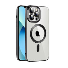 Load image into Gallery viewer, CD Texture Plating TPU MagSafe Phone Case with Lens Film, For iPhone 14, For iPhone 14 Plus, For iPhone 14 Pro, For iPhone 14 Pro Max, For iPhone 13, For iPhone 13 Pro