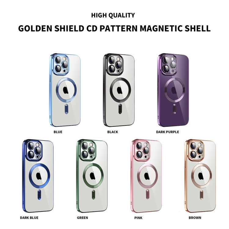 CD Texture Plating TPU MagSafe Phone Case with Lens Film, For iPhone 13 Pro Max, For iPhone 12, For iPhone 12 Pro, For iPhone 12 Pro Max, For iPhone 11, For iPhone 11 Pro Max