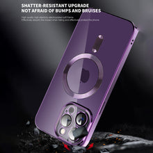 Load image into Gallery viewer, CD Texture Plating TPU MagSafe Phone Case with Lens Film, For iPhone 13 Pro Max, For iPhone 12, For iPhone 12 Pro, For iPhone 12 Pro Max, For iPhone 11, For iPhone 11 Pro Max