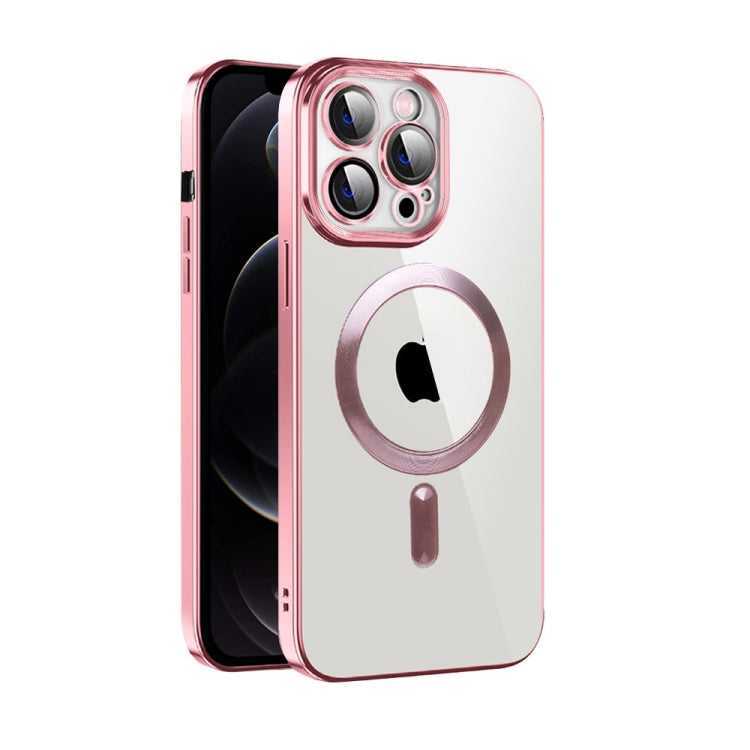 CD Texture Plating TPU MagSafe Phone Case with Lens Film, For iPhone 13 Pro Max, For iPhone 12, For iPhone 12 Pro, For iPhone 12 Pro Max, For iPhone 11, For iPhone 11 Pro Max