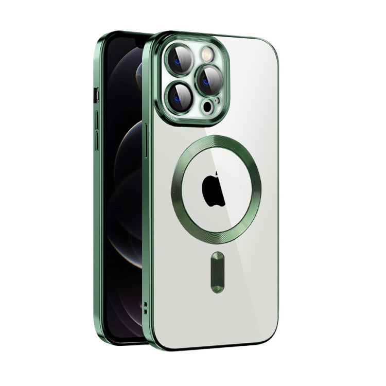 CD Texture Plating TPU MagSafe Phone Case with Lens Film, For iPhone 13 Pro Max, For iPhone 12, For iPhone 12 Pro, For iPhone 12 Pro Max, For iPhone 11, For iPhone 11 Pro Max