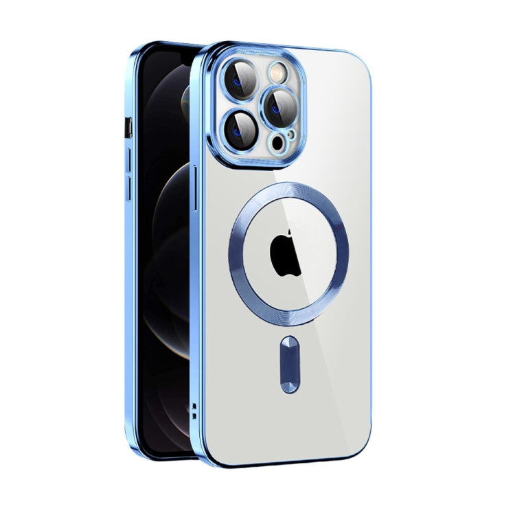 CD Texture Plating TPU MagSafe Phone Case with Lens Film, For iPhone 13 Pro Max, For iPhone 12, For iPhone 12 Pro, For iPhone 12 Pro Max, For iPhone 11, For iPhone 11 Pro Max