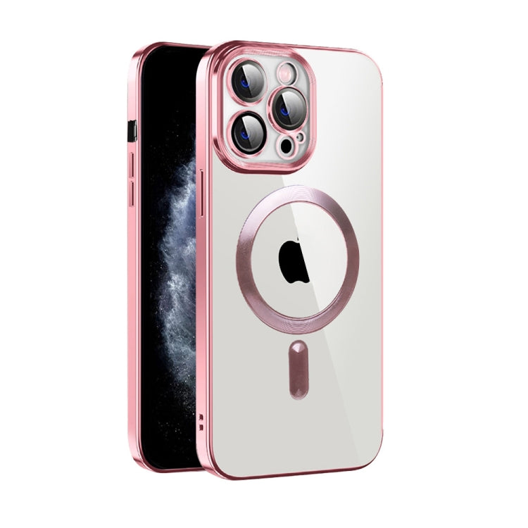 CD Texture Plating TPU MagSafe Phone Case with Lens Film, For iPhone 13 Pro Max, For iPhone 12, For iPhone 12 Pro, For iPhone 12 Pro Max, For iPhone 11, For iPhone 11 Pro Max
