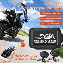 Load image into Gallery viewer, SE3 Dual AHD 1080P Waterproof HD Motorcycle DVR, Support TF Card / Cycling Video / Parking Monitoring, SE3