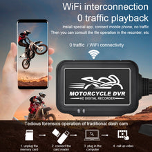 Load image into Gallery viewer, SE3 Dual AHD 1080P Waterproof HD Motorcycle DVR, Support TF Card / Cycling Video / Parking Monitoring, SE3