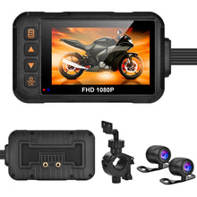 Load image into Gallery viewer, SE60 3.0 inch Waterproof HD Motorcycle DVR, Support TF Card / Cycling Video / Parking Monitoring, SE60