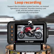 Load image into Gallery viewer, SE60 3.0 inch Waterproof HD Motorcycle DVR, Support TF Card / Cycling Video / Parking Monitoring, SE60