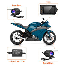 Load image into Gallery viewer, SE60 3.0 inch Waterproof HD Motorcycle DVR, Support TF Card / Cycling Video / Parking Monitoring, SE60