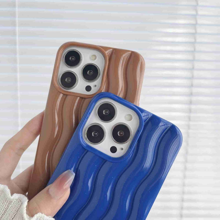 Varnishing 3D Water Wave Texture Phone Case, For iPhone 12 / 12 Pro, For iPhone 11 Pro Max, For iPhone 11