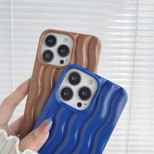 Load image into Gallery viewer, Varnishing 3D Water Wave Texture Phone Case, For iPhone 12 / 12 Pro, For iPhone 11 Pro Max, For iPhone 11