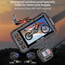 Load image into Gallery viewer, SE65 Dual 1080P Waterproof HD Motorcycle DVR, Support WiFi / GPS / Cycling Video, SE65