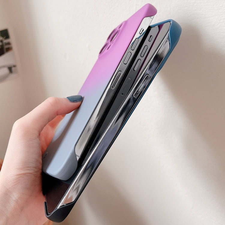 Frameless Skin Feel Gradient Phone Case, For iPhone 12, For iPhone 11 Pro Max, For iPhone 11, For iPhone XS Max, For iPhone XS / X, For iPhone XR