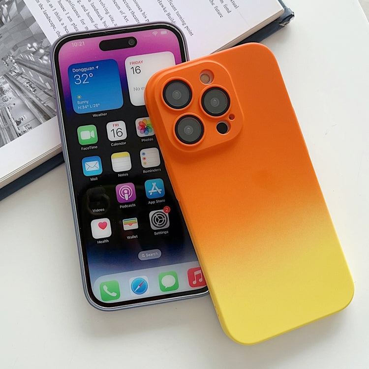 Skin Feel Gradient Phone Case, For iPhone 14 Plus, For iPhone 13 Pro, For iPhone 13, For iPhone 12 Pro Max, For iPhone 12 Pro, For iPhone 12, For iPhone 13 Pro Max