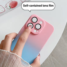 Load image into Gallery viewer, Skin Feel Gradient Phone Case, For iPhone 14 Plus, For iPhone 13 Pro, For iPhone 13, For iPhone 12 Pro Max, For iPhone 12 Pro, For iPhone 12, For iPhone 13 Pro Max