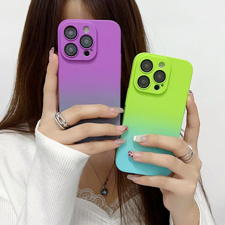 Skin Feel Gradient Phone Case, For iPhone 14 Plus, For iPhone 13 Pro, For iPhone 13, For iPhone 12 Pro Max, For iPhone 12 Pro, For iPhone 12, For iPhone 13 Pro Max