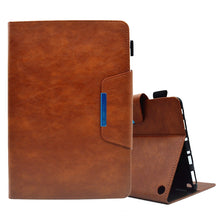 Load image into Gallery viewer, Suede Cross Texture Magnetic Clasp Leather Tablet Case, For Samsung Galaxy Tab A8 10.5 2021, For Samsung Galaxy Tab A7 Lite, For Samsung Galaxy Tab A7 10.4 2022/2021, For Samsung Galaxy Tab A 8.0 2019, For Amazon Fire HD 8 2021 / 2022                  ...