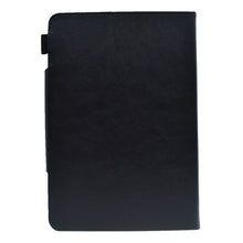 Load image into Gallery viewer, Suede Cross Texture Magnetic Clasp Leather Tablet Case