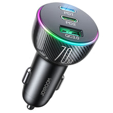 Load image into Gallery viewer, JOYROOM JR-CL26 70W 3-port USB+USB-C / Type-C Car Charger, JR-CL26