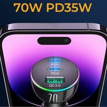 Load image into Gallery viewer, JOYROOM JR-CL26 70W 3-port USB+USB-C / Type-C Car Charger, JR-CL26