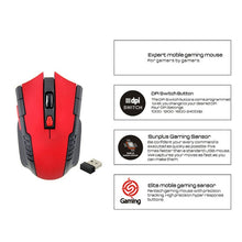 Load image into Gallery viewer, 6-keys 2.4G 1600DPI Three-speed Adjustable Wireless Office Mouse, A882 Black, A882 Red, A882 Gold, A882 Blue, A882 Silver Grey