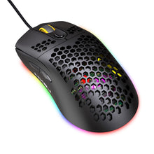 Load image into Gallery viewer, HXSJ X600 6 Keys RGB Luminous Macro Programming Wired Gaming Mouse, X600
