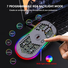 Load image into Gallery viewer, HXSJ X600 6 Keys RGB Luminous Macro Programming Wired Gaming Mouse, X600