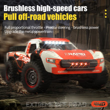 Load image into Gallery viewer, JJR/C Q130 Full-scale Brushless Four-wheel Drive High-speed Pickup RC Car