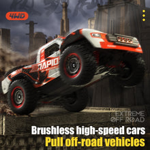 Load image into Gallery viewer, JJR/C Q130 Full-scale Brushless Four-wheel Drive High-speed Pickup RC Car