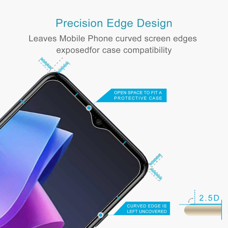 10pcs 0.26mm 9H 2.5D Tempered Glass Film, For TECNO Spark Go 2023 (10 PCS)