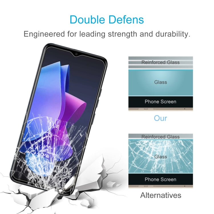 10pcs 0.26mm 9H 2.5D Tempered Glass Film, For TECNO Spark Go 2023 (10 PCS)