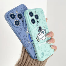 Load image into Gallery viewer, Liquid Silicone Straight Side Phone Case, For iPhone SE 2022 / 2020 / 7 / 8, For iPhone X / XS, For iPhone XR, For iPhone XS Max, For iPhone 7 Plus / 8 Plus