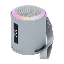 Load image into Gallery viewer, T&amp;G TG373 Outdoor Portable LED Light RGB Multicolor Wireless Bluetooth Speaker Subwoofer