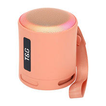 Load image into Gallery viewer, T&amp;G TG373 Outdoor Portable LED Light RGB Multicolor Wireless Bluetooth Speaker Subwoofer