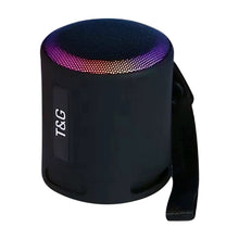 Load image into Gallery viewer, T&amp;G TG373 Outdoor Portable LED Light RGB Multicolor Wireless Bluetooth Speaker Subwoofer