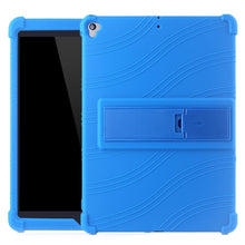 Load image into Gallery viewer, Tablet PC Silicone Protective Case with Invisible Bracket, For Huawei MediaPad T5, For Lenovo Tab E10, For iPad 6 (9.7 Universal), For iPad mini 5 / 4, For iPad 10.2 / 10.5, For iPad mini 3 / 2 / 1