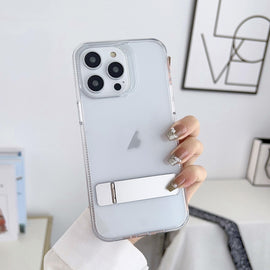 High Transparent Holder Phone Case, For iPhone 14 Pro Max, For iPhone 14 Pro, For iPhone 14, For iPhone 14 Plus, For iPhone 13 Pro Max, For iPhone 13 Pro, For iPhone 13, For iPhone 12 Pro Max, For iPhone 12 Pro, For iPhone 12, For iPhone 11 Pro Max    ...