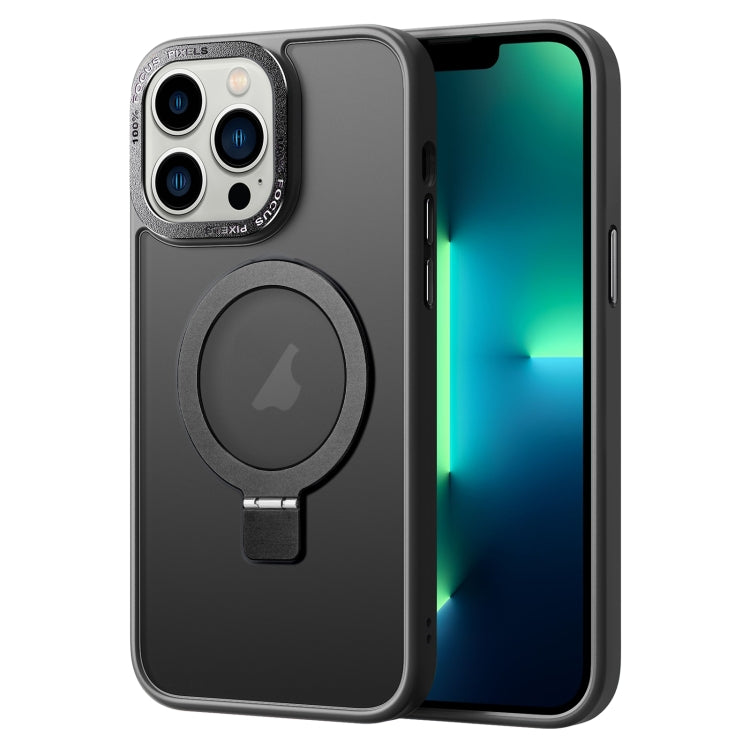 Skin Feel MagSafe Magnetic Holder Phone Case, For iPhone 14 Pro Max, For iPhone 14 Pro, For iPhone 14, For iPhone 14 Plus, For iPhone 13 Pro Max, For iPhone 13 Pro, For iPhone 13, For iPhone 12 Pro Max