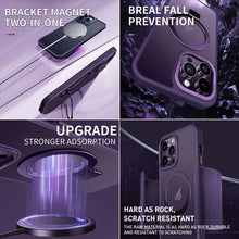 Load image into Gallery viewer, Skin Feel MagSafe Magnetic Holder Phone Case, For iPhone 12 Pro, For iPhone 12, For iPhone 11 Pro Max, For iPhone 11