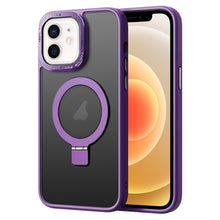 Load image into Gallery viewer, Skin Feel MagSafe Magnetic Holder Phone Case, For iPhone 12 Pro, For iPhone 12, For iPhone 11 Pro Max, For iPhone 11