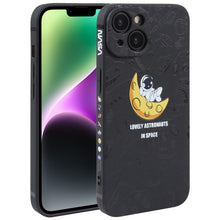 Load image into Gallery viewer, Astronaut Pattern Silicone Straight Edge Phone Case, For iPhone 14, For iPhone 14 Plus, For iPhone 14 Pro, For iPhone 14 Pro Max, For iPhone 13, For iPhone 13 Pro