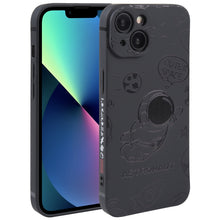 Load image into Gallery viewer, Astronaut Pattern Silicone Straight Edge Phone Case, For iPhone 14, For iPhone 14 Plus, For iPhone 14 Pro, For iPhone 14 Pro Max, For iPhone 13, For iPhone 13 Pro
