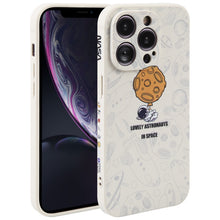 Load image into Gallery viewer, Astronaut Pattern Silicone Straight Edge Phone Case, For iPhone 11 Pro Max, For iPhone X / XS, For iPhone XS Max, For iPhone XR, For iPhone SE 2022 / 2020 / 7 / 8, For iPhone 7 Plus / 8 Plus