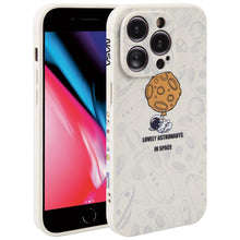 Load image into Gallery viewer, Astronaut Pattern Silicone Straight Edge Phone Case, For iPhone 11 Pro Max, For iPhone X / XS, For iPhone XS Max, For iPhone XR, For iPhone SE 2022 / 2020 / 7 / 8, For iPhone 7 Plus / 8 Plus