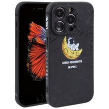 Load image into Gallery viewer, Astronaut Pattern Silicone Straight Edge Phone Case, For iPhone 6 / 6s, For iPhone 6 Plus / 6s Plus
