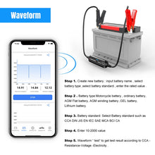 Load image into Gallery viewer, KONNWEI BK200 6V/12V/24V Car Bluetooth Battery Tester