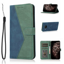 Load image into Gallery viewer, Dual-color Stitching Leather Phone Case, For Nokia X10 / X20